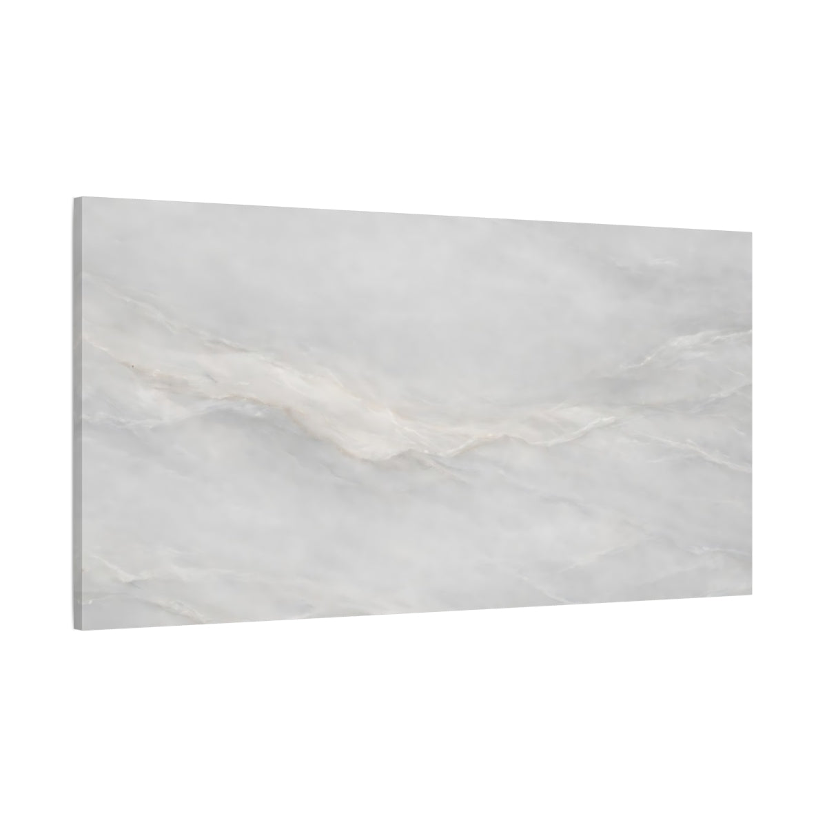 Main Mockup. Abstract Marble Texture White Gray Abstract shown as stretched canvas wall art