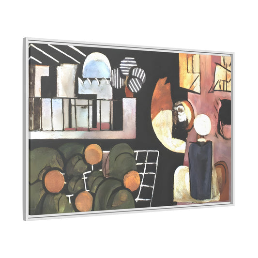 Abstract Moroccans Canvas - Large Framed Matisse Wall Art Print - YesArtYes