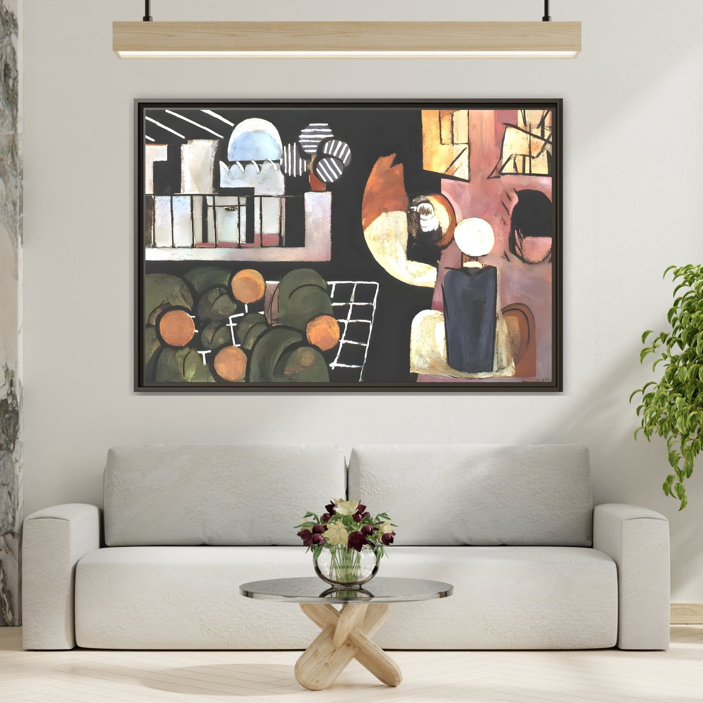 Abstract Moroccans Canvas Matisse Wall Art Decor Print