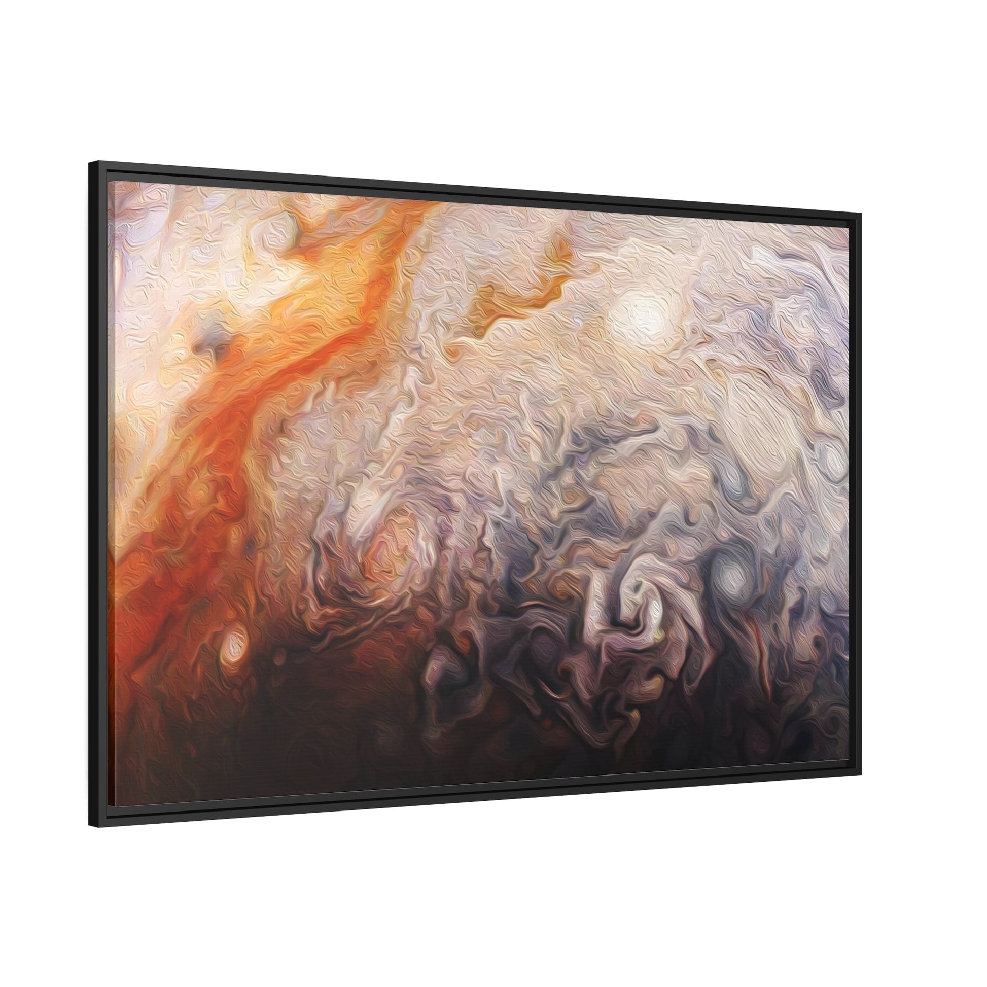 Abstract NASA Space Canvas Wall Art Print - Jupiter Picture