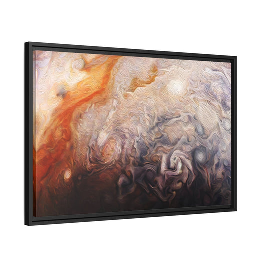 Abstract NASA Space Canvas Wall Art Print - Jupiter Picture