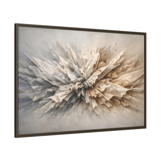 Main Mockup. Abstract Paper Texture Neutral Texture shown as stretched canvas wall art
