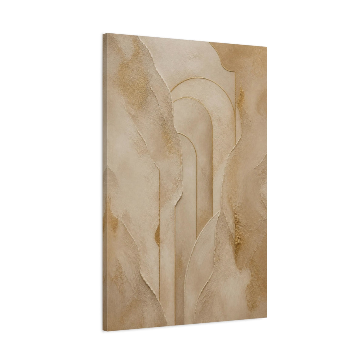 Main Mockup. Abstract Plaster Arch shown as canvas print