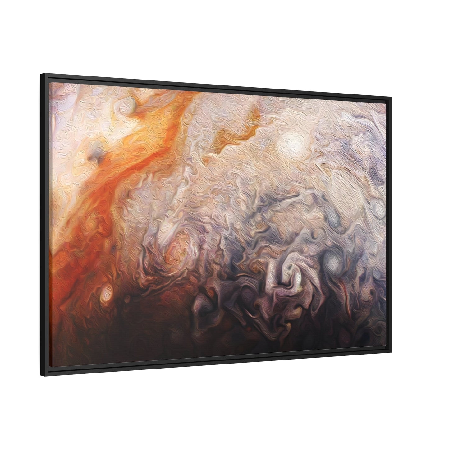 Abstract NASA Space Canvas Wall Art Print - Jupiter Picture