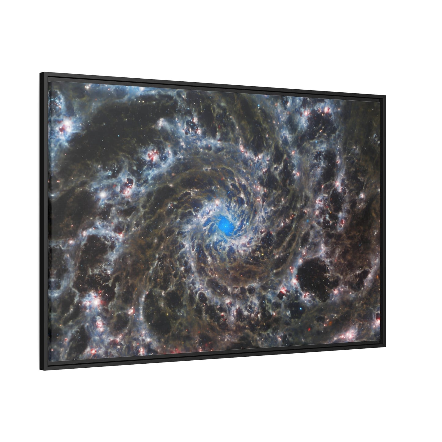 Abstract Cosmic Spiral Canvas Wall Art Prints