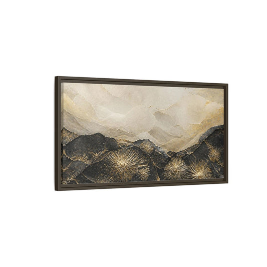 Main Mockup. Abstract Stone Accent shown as framed canvas print