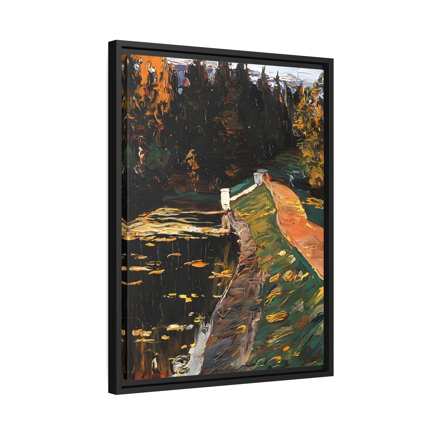 Abstract Waters Canvas Print - Wall Art Sluice by Kandinsky