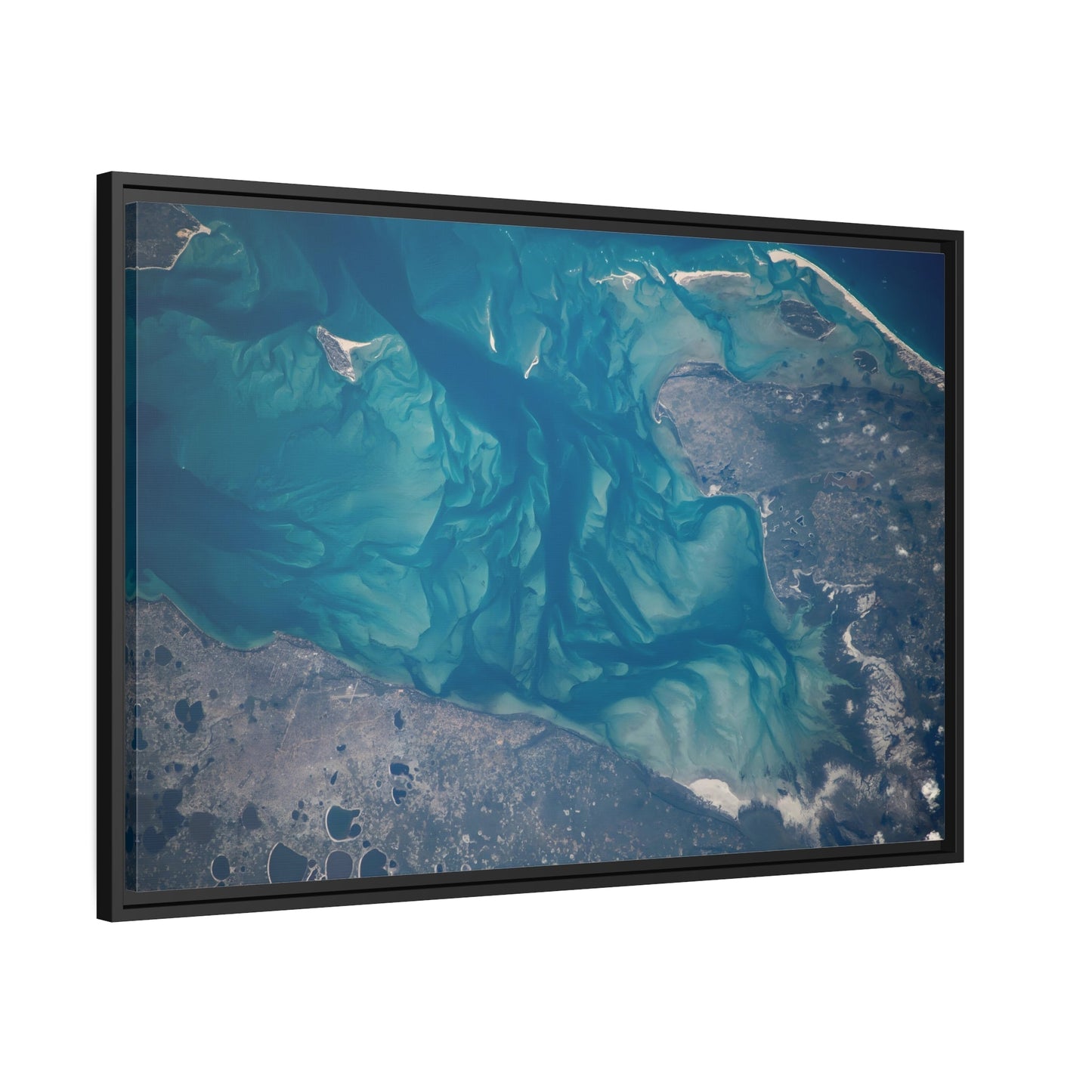 Aerial Majesty Canvas Prints - Blue Ocean Art Decor