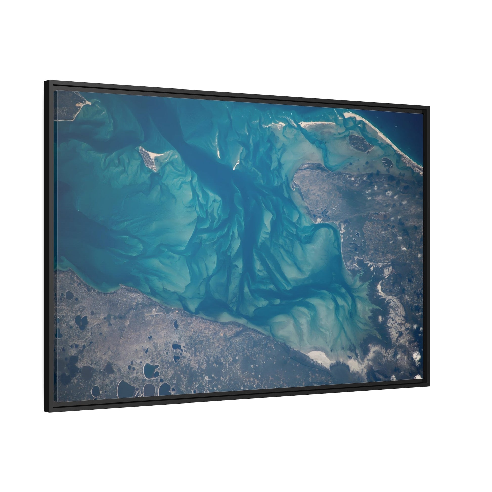 Aerial Majesty Canvas Prints - Blue Ocean Art Decor