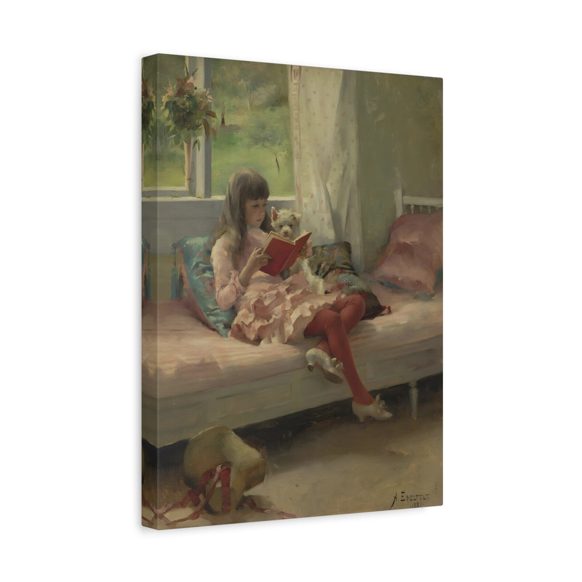 Albert Edelfelt Good Friends - Canvas Art Reproduction