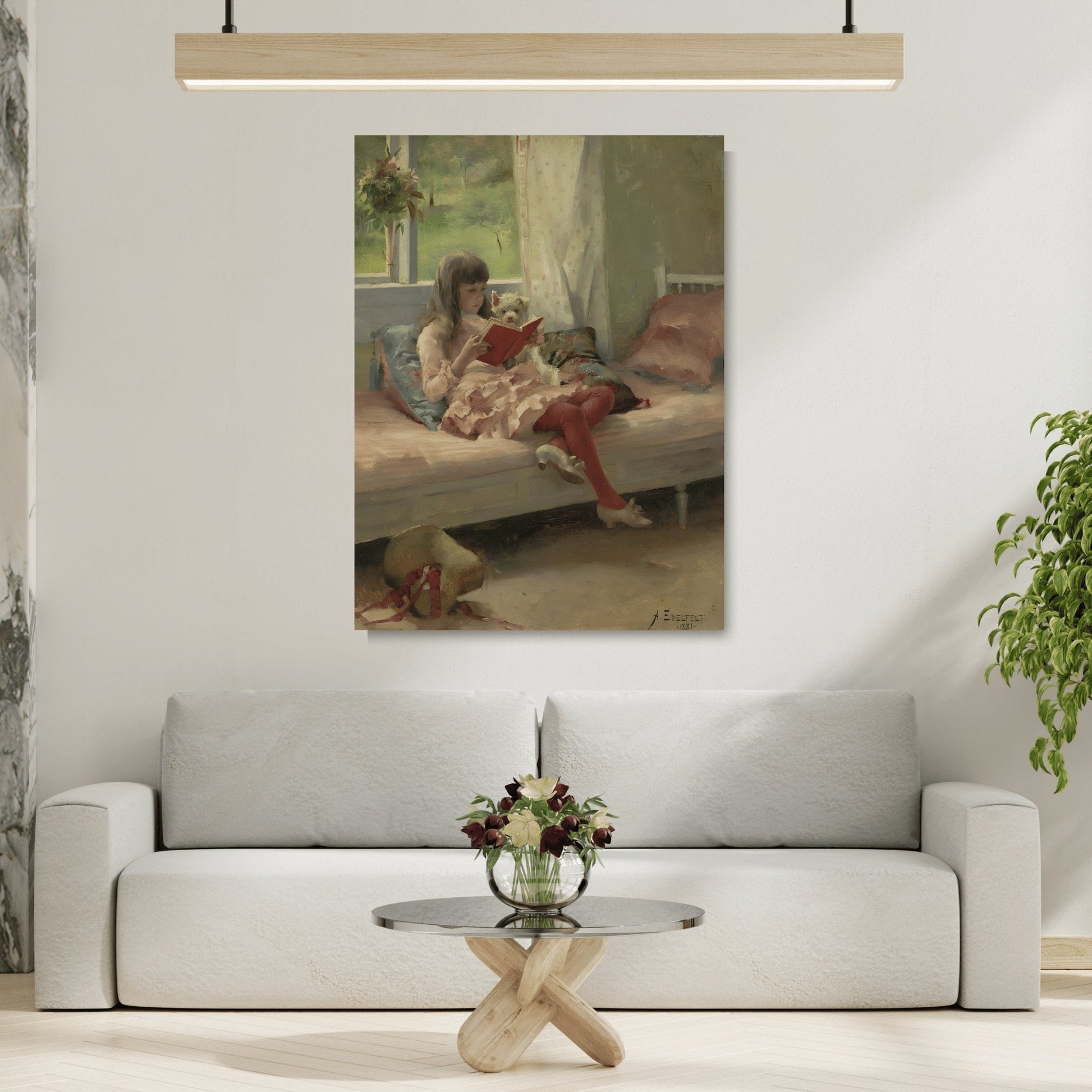 Albert Edelfelt Good Friends - Canvas Art Reproduction