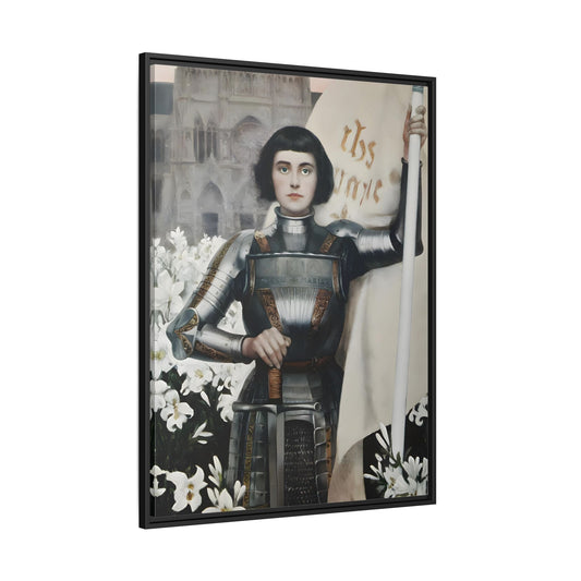 Albert Lynch Joan of Arc Framed Canvas Wall Art Print - YesArtYes