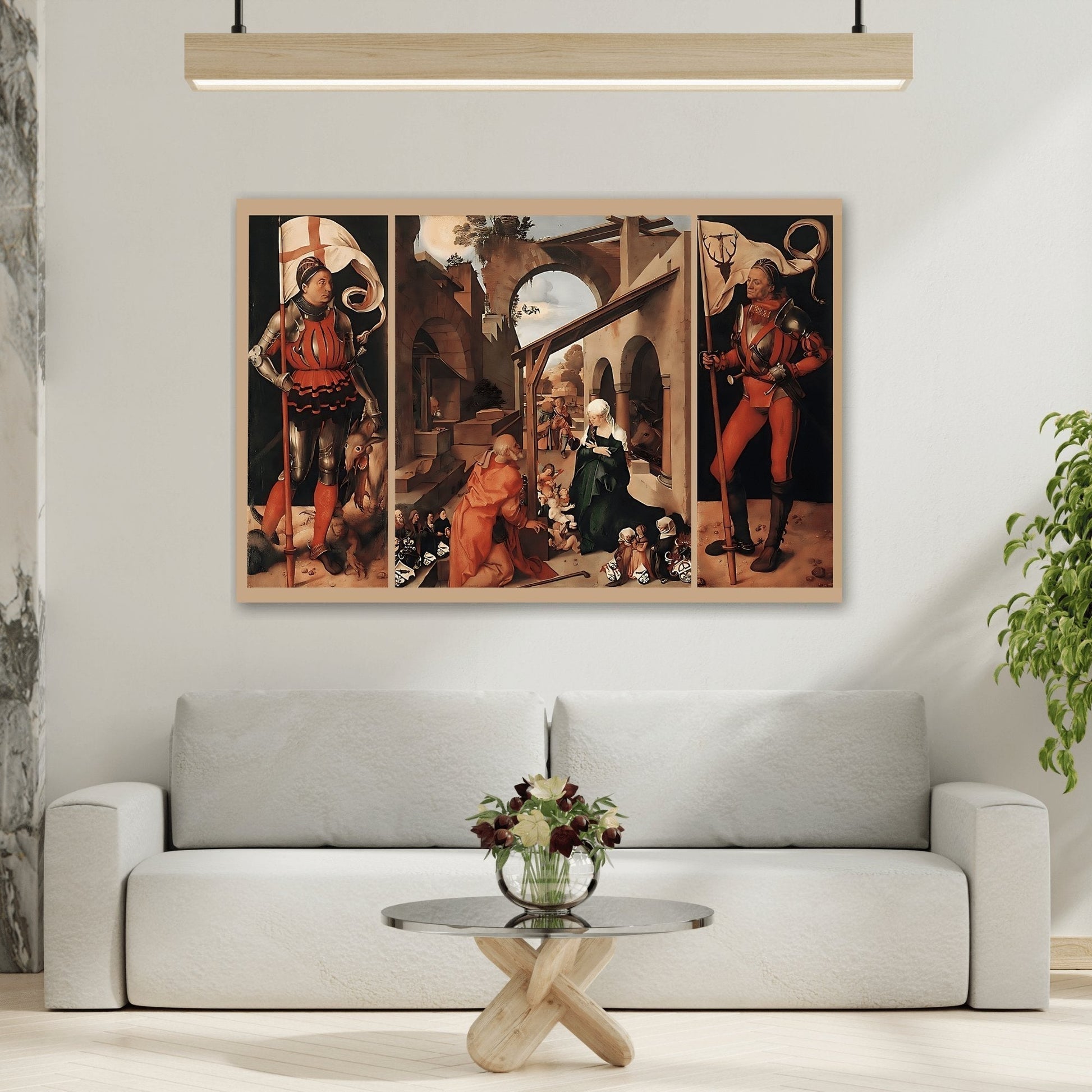 Albrecht Durer St George Paumgartner Altarpiece - Canvas Wall Art Print