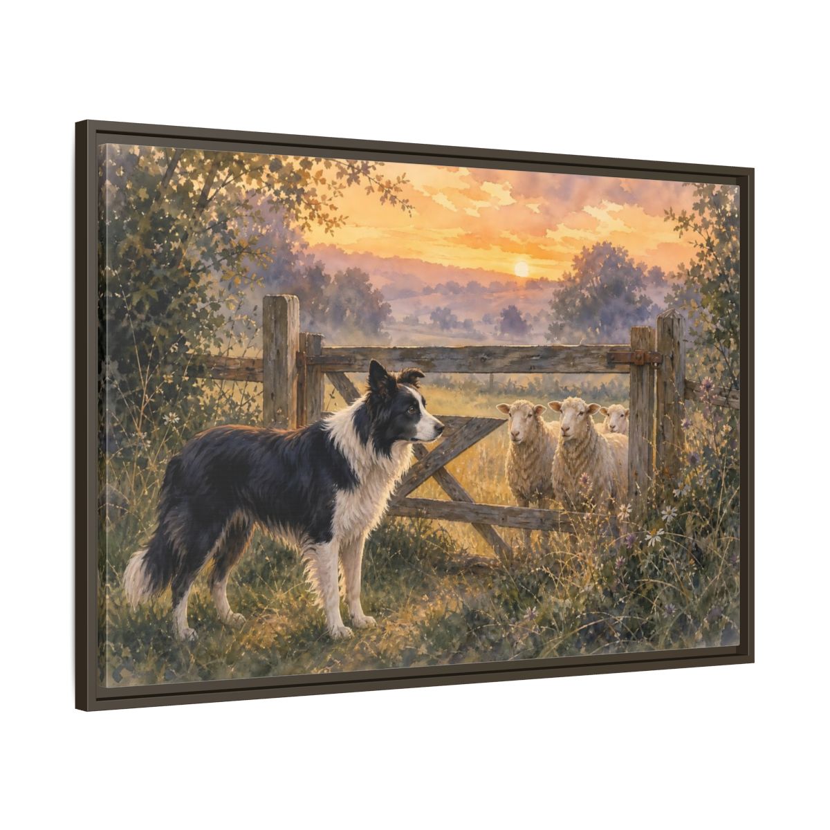 Main Mockup. Animals Farm Animals Farm Animals shown as stretched canvas wall art