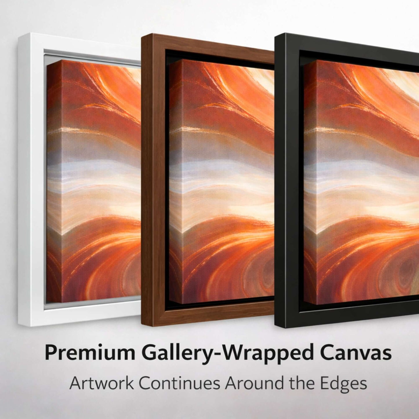 Animals Horses Wild Framed Canvas Print – Living Room, Large Wall - YesArtYes