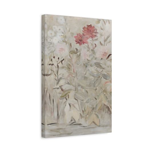 Antique Wildflowers Vintage Canvas Wall Art Floral Print - YesArtYes