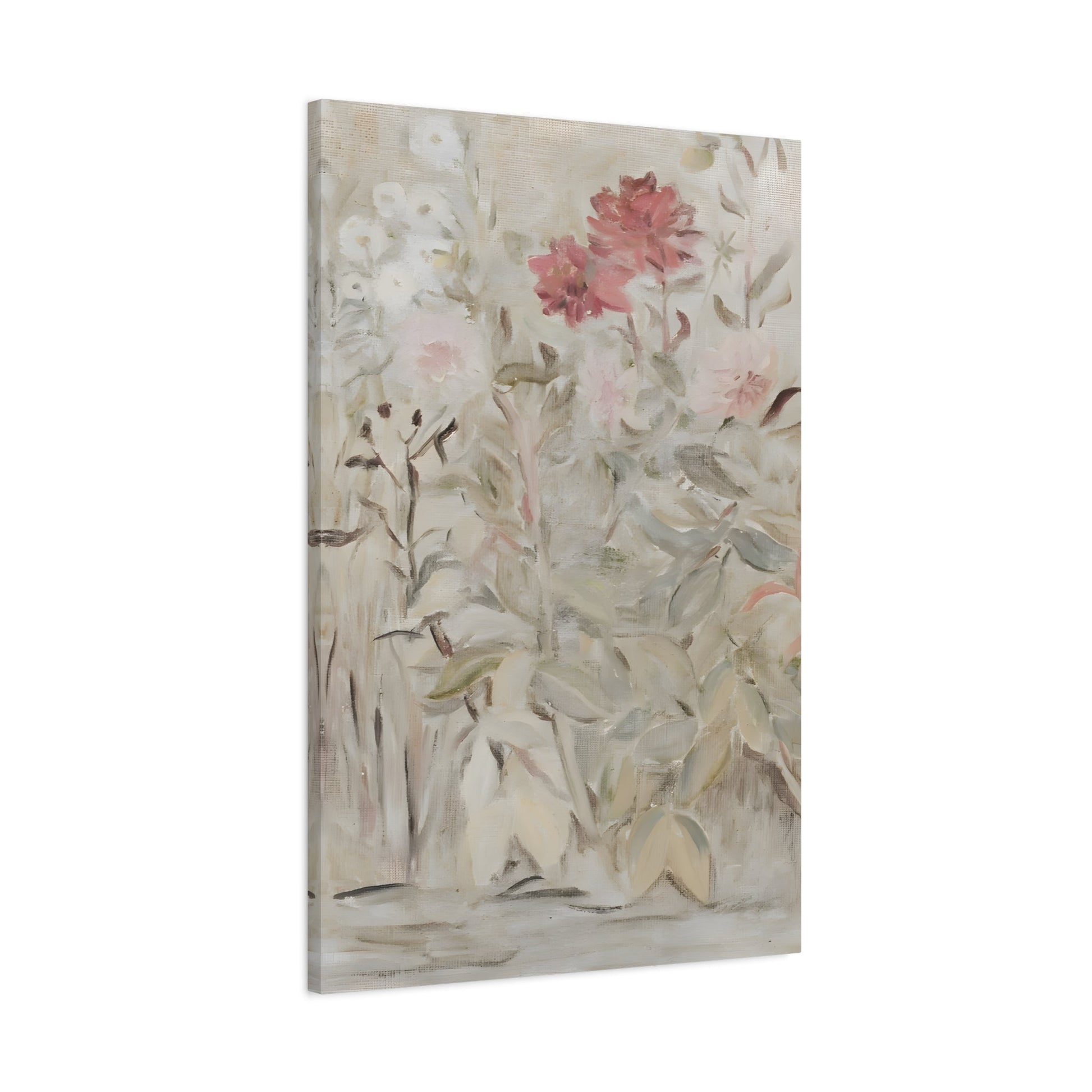 Antique Wildflowers Vintage Canvas Wall Art Floral Print - YesArtYes