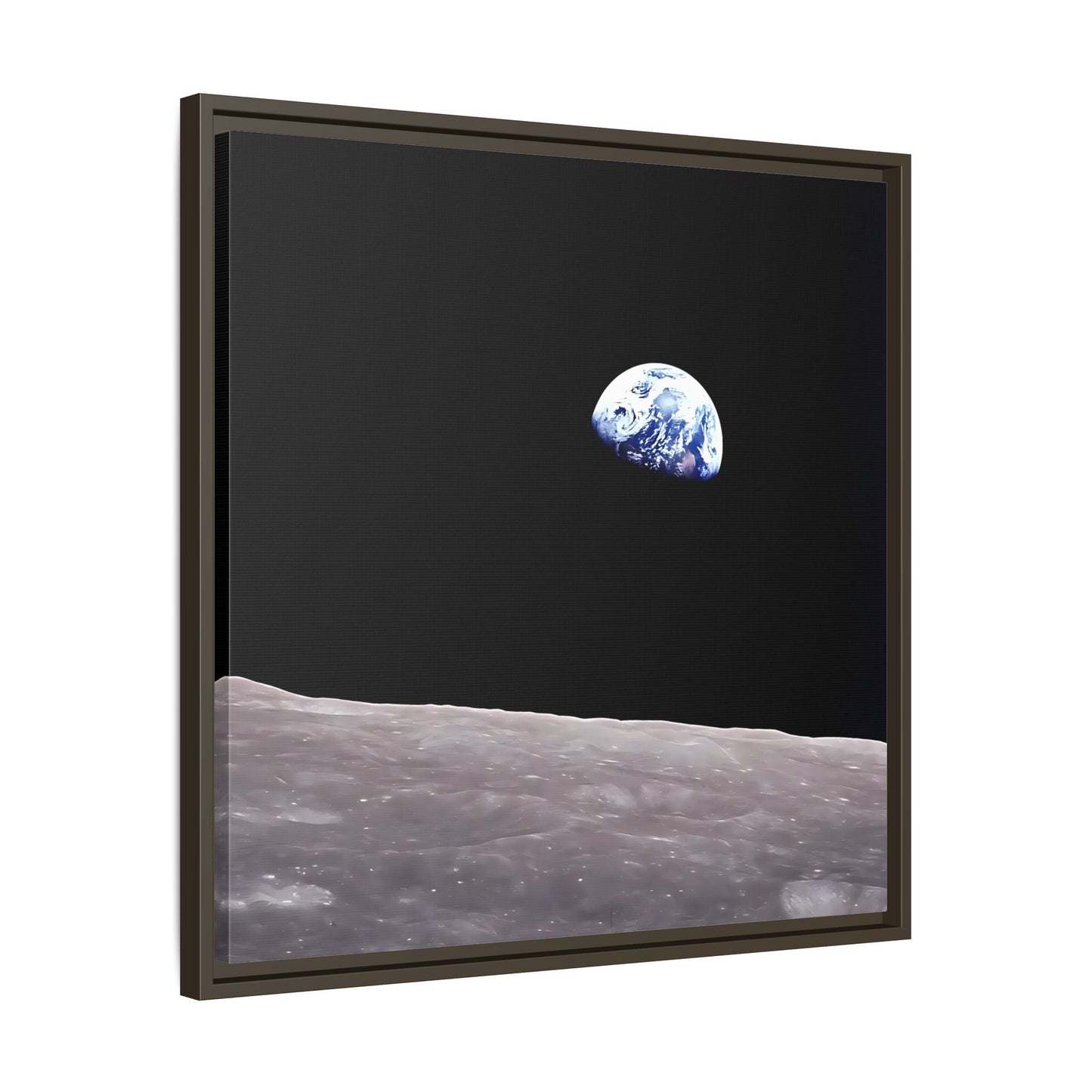 Apollo 8 Nasa Space Canvas Prints - Earth from Moon Wall Art - YesArtYes
