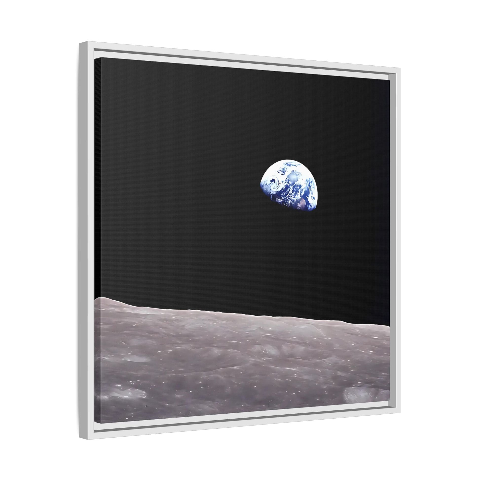 Apollo 8 Nasa Space Canvas Prints - Earth from Moon Wall Art - YesArtYes