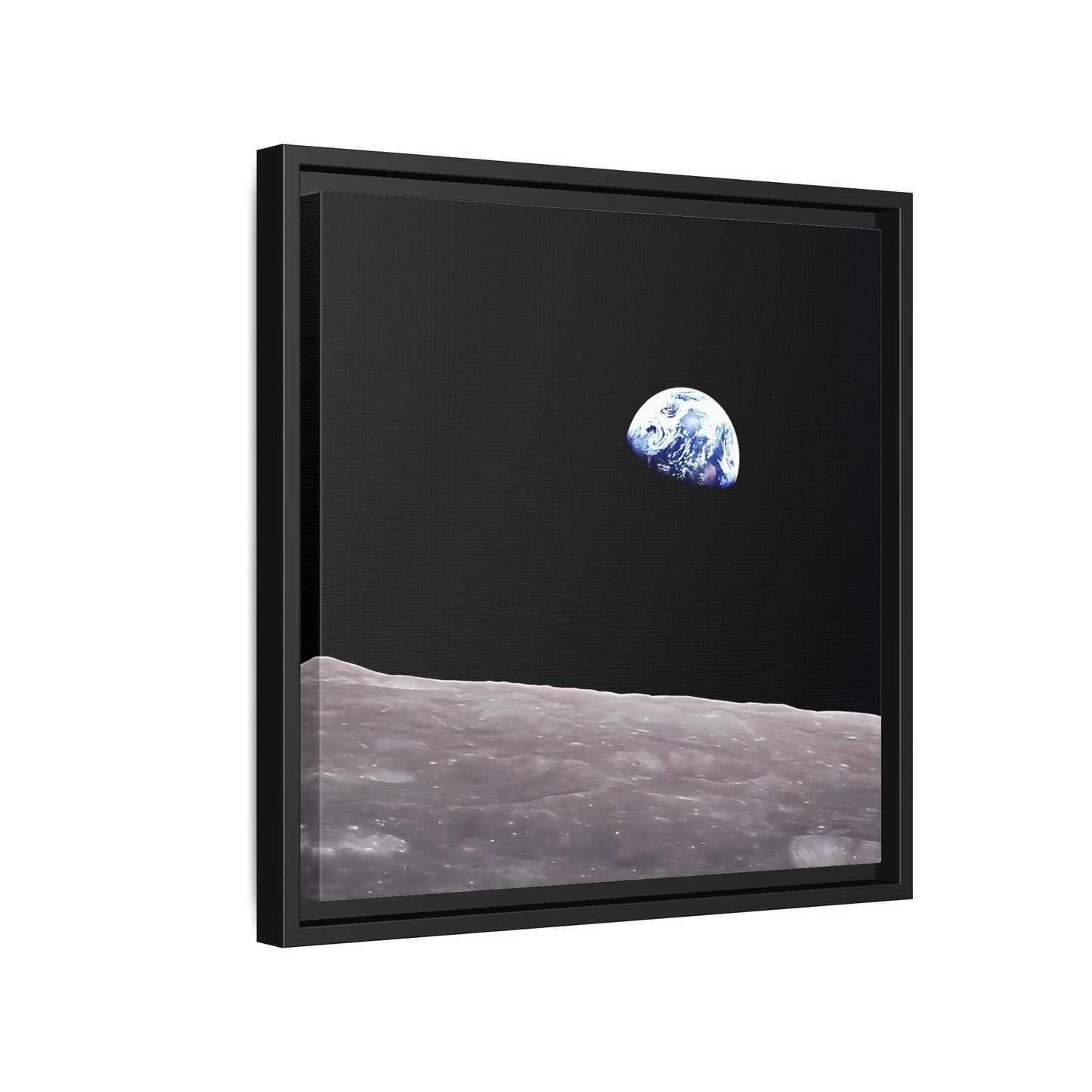Apollo 8 Nasa Space Canvas Prints - Earth from Moon Wall Art - YesArtYes