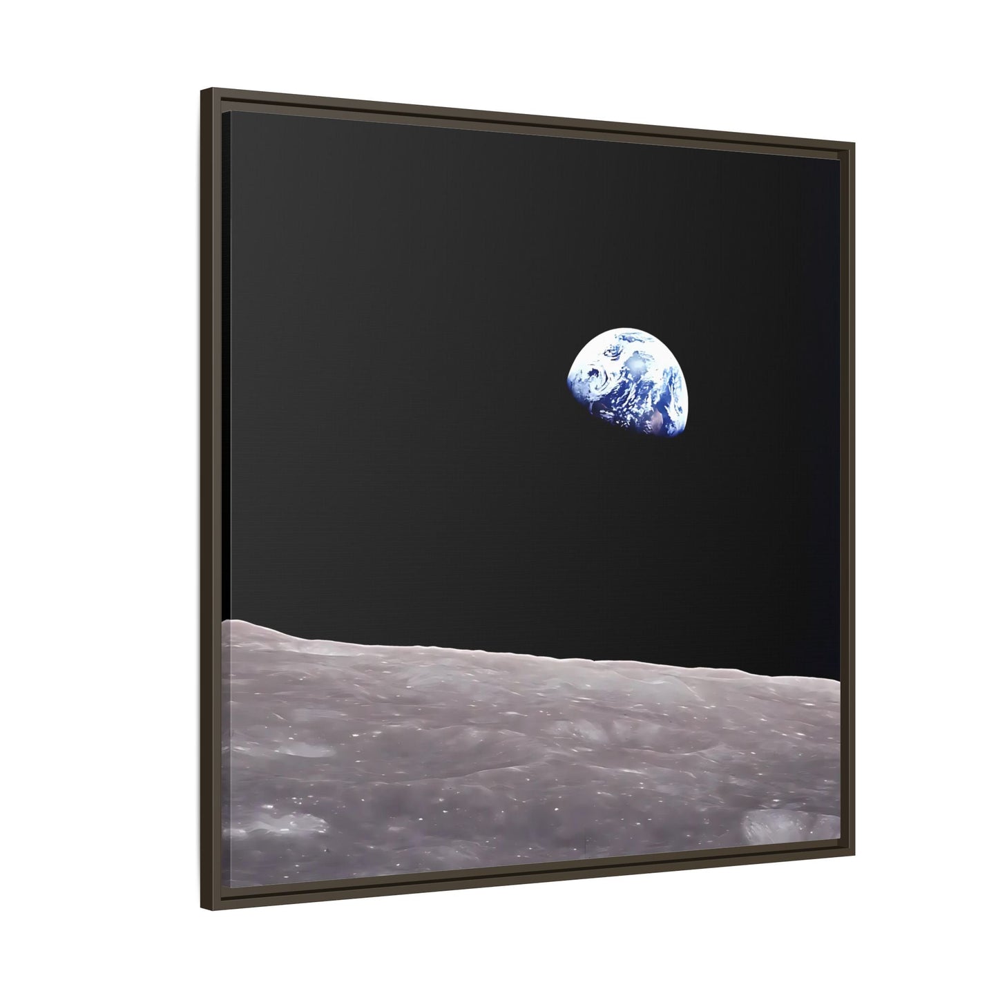 Apollo 8 Nasa Space Canvas Prints - Earth from Moon Wall Art - YesArtYes