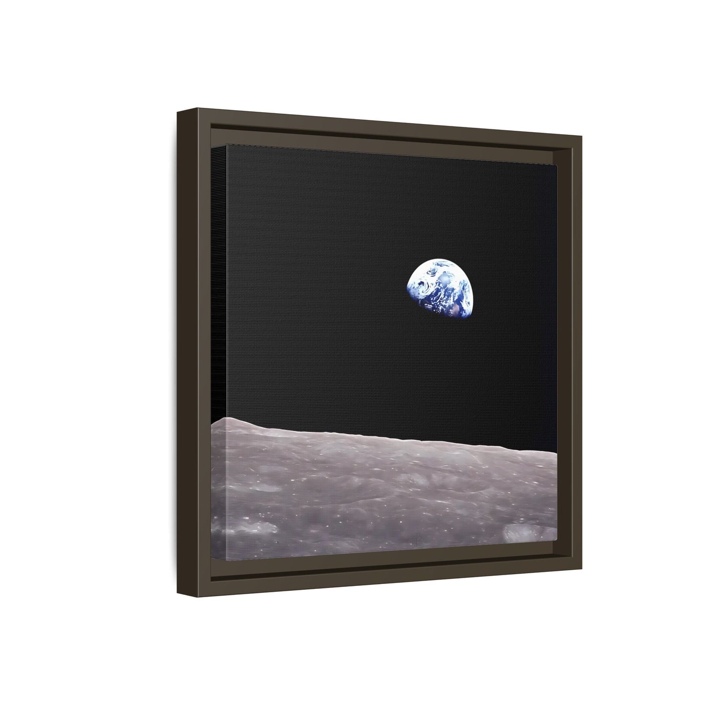 Apollo 8 Nasa Space Canvas Prints - Earth from Moon Wall Art - YesArtYes