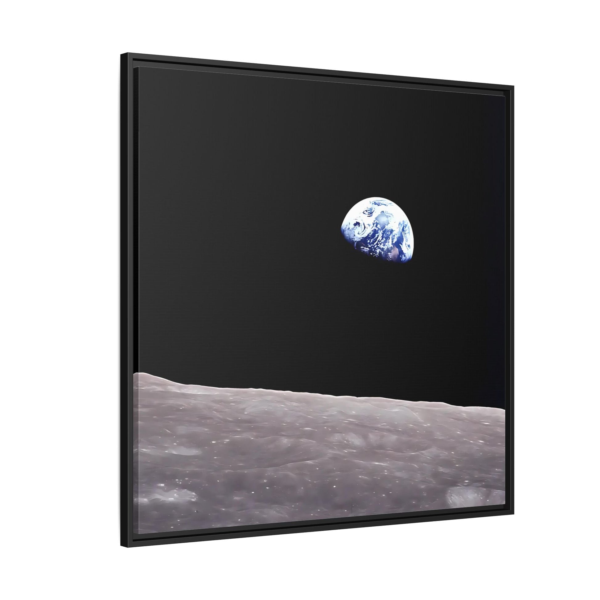 Apollo 8 Nasa Space Canvas Prints - Earth from Moon Wall Art - YesArtYes