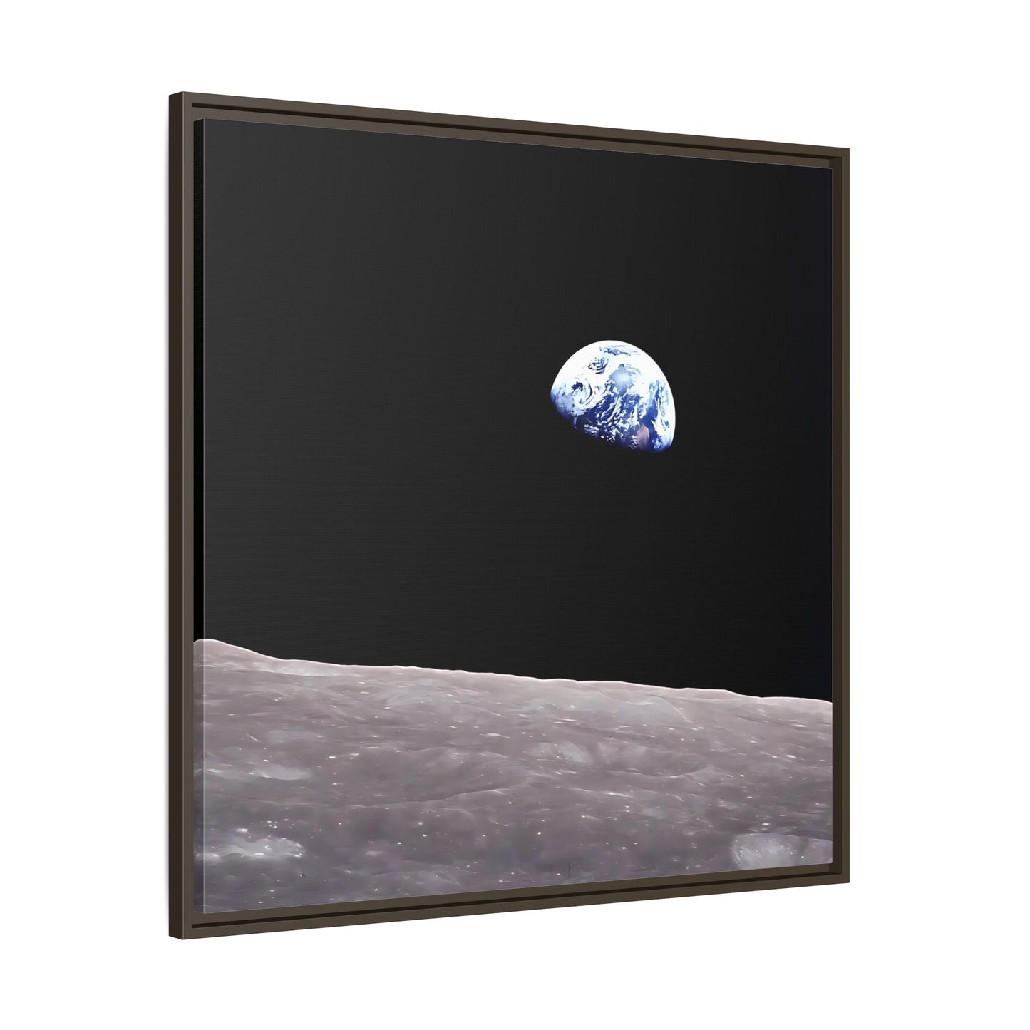 Apollo 8 Nasa Space Canvas Prints - Earth from Moon Wall Art - YesArtYes