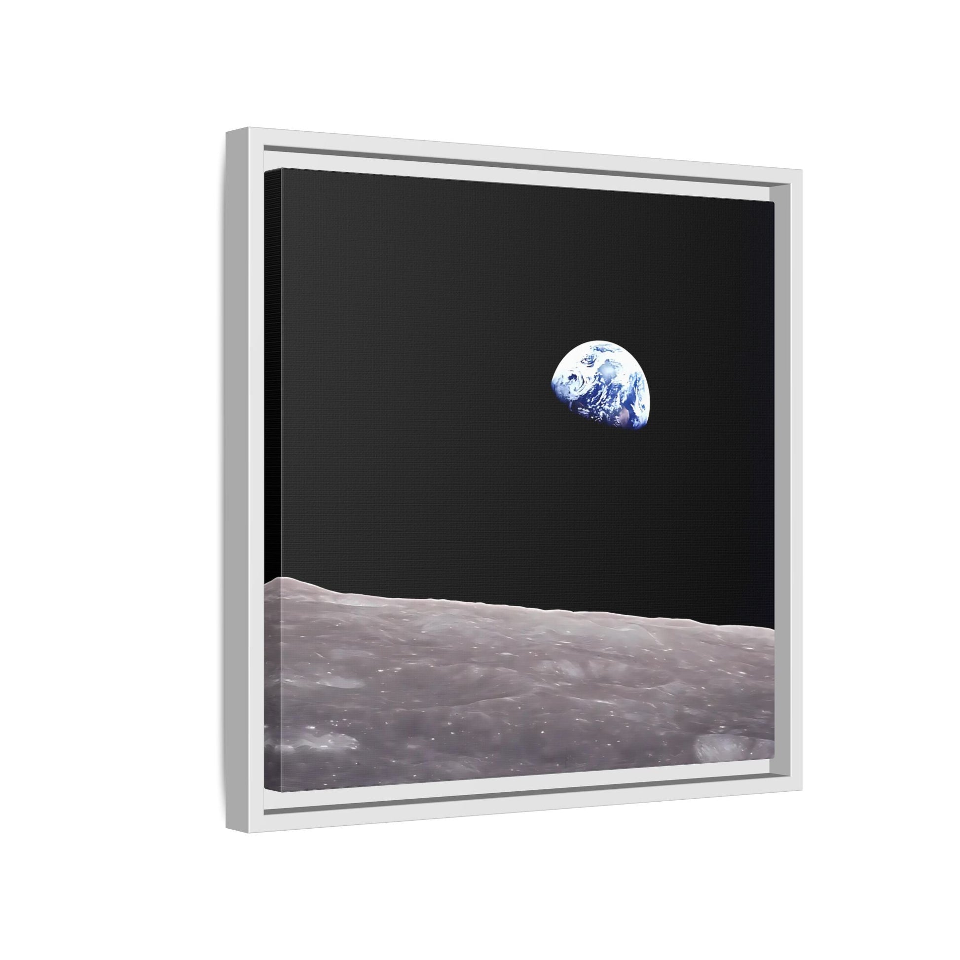 Apollo 8 Nasa Space Canvas Prints - Earth from Moon Wall Art - YesArtYes
