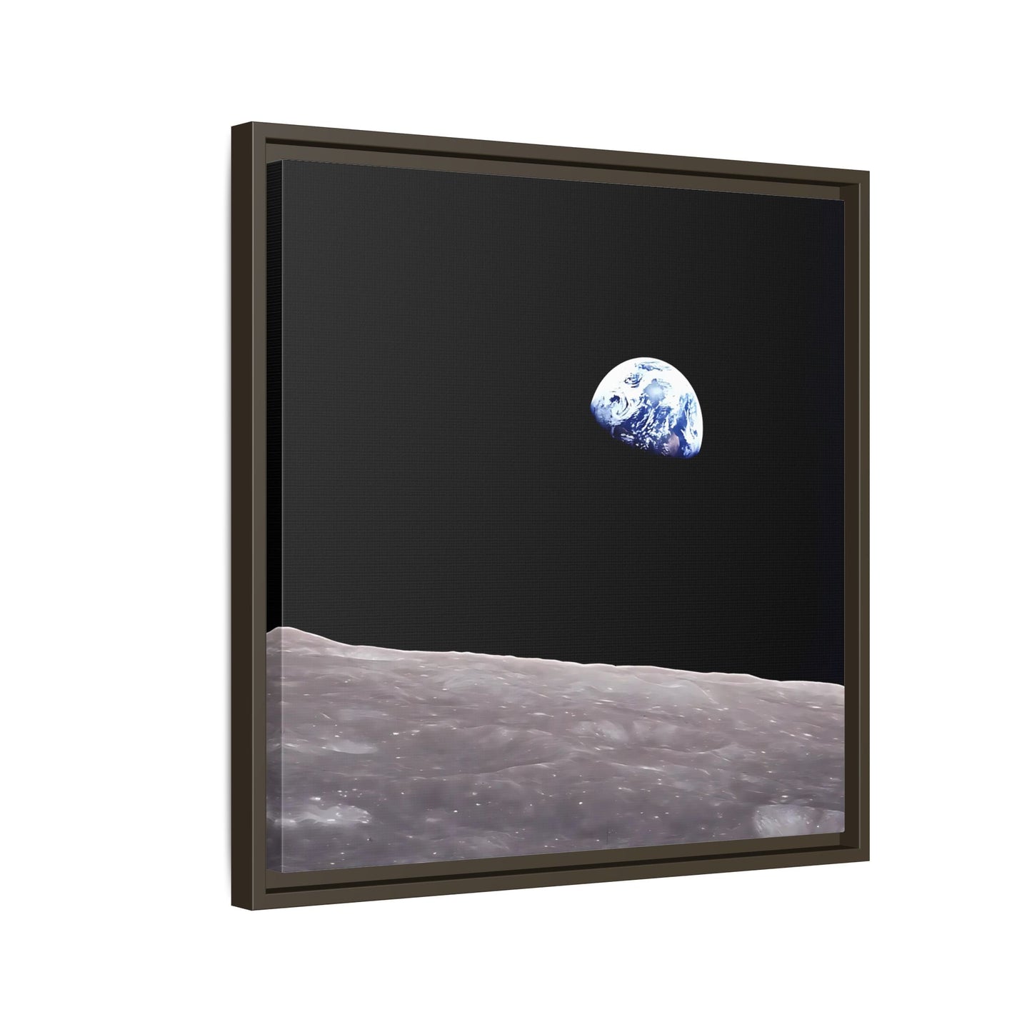 Apollo 8 Nasa Space Canvas Prints - Earth from Moon Wall Art - YesArtYes