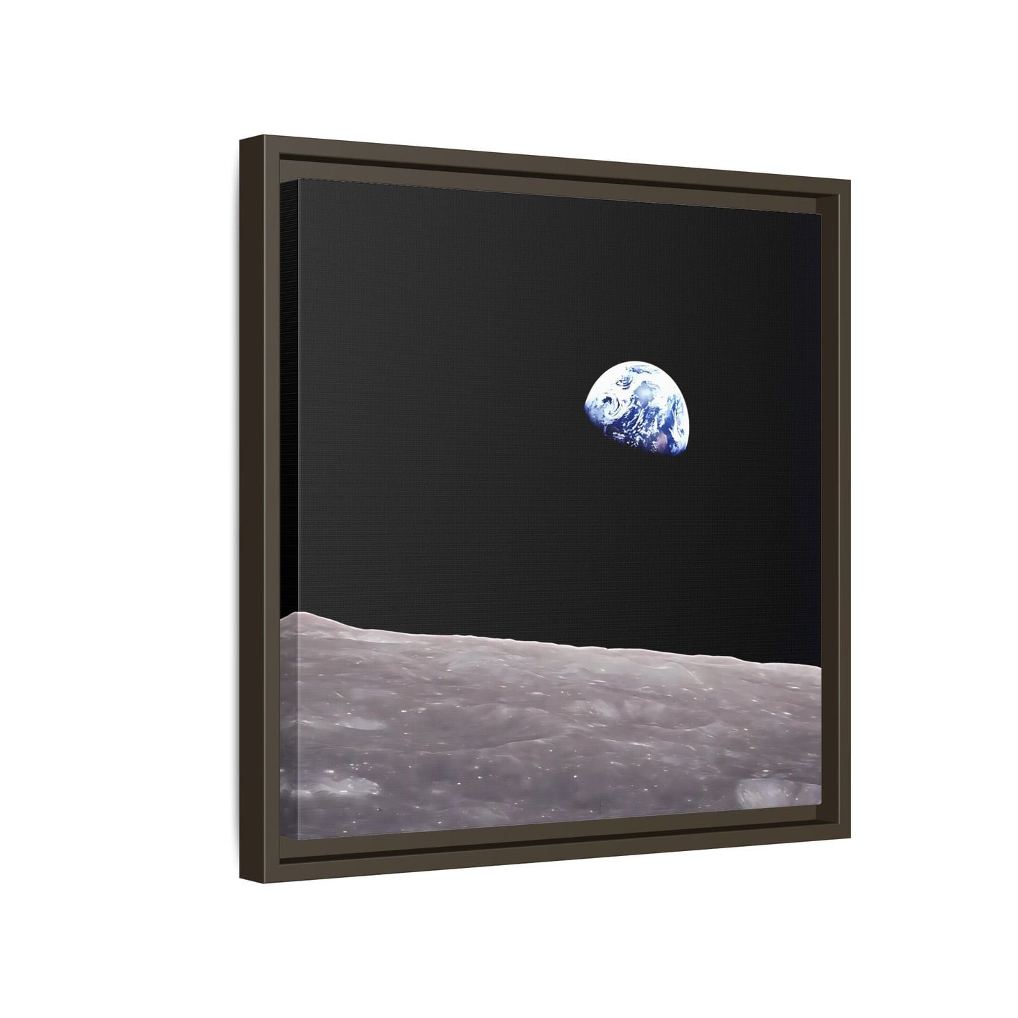 Apollo 8 Nasa Space Canvas Prints - Earth from Moon Wall Art - YesArtYes