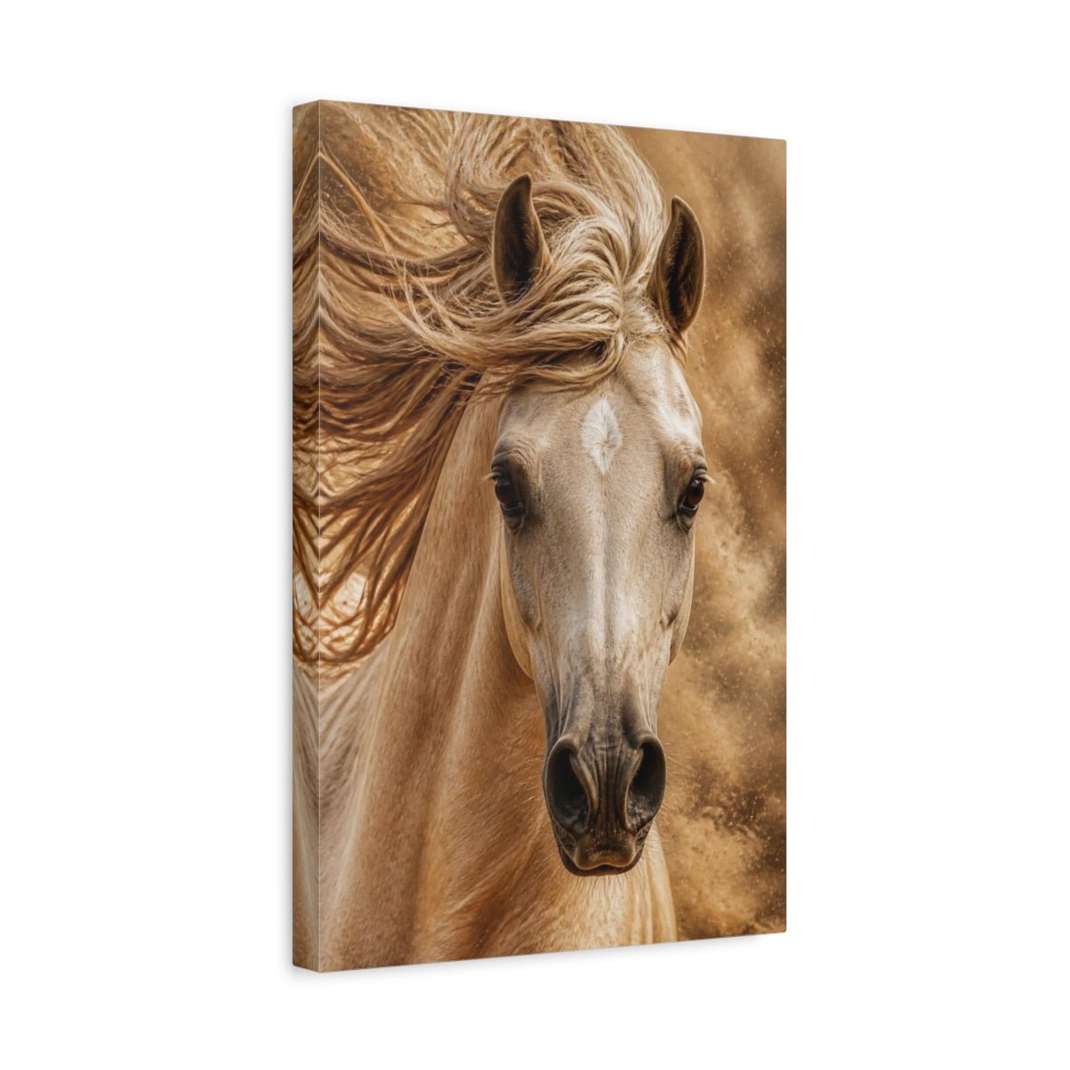 Arabian Horse Desert Animals Canvas Print Wall Art – Living Room Decor, Above Couch - YesArtYes