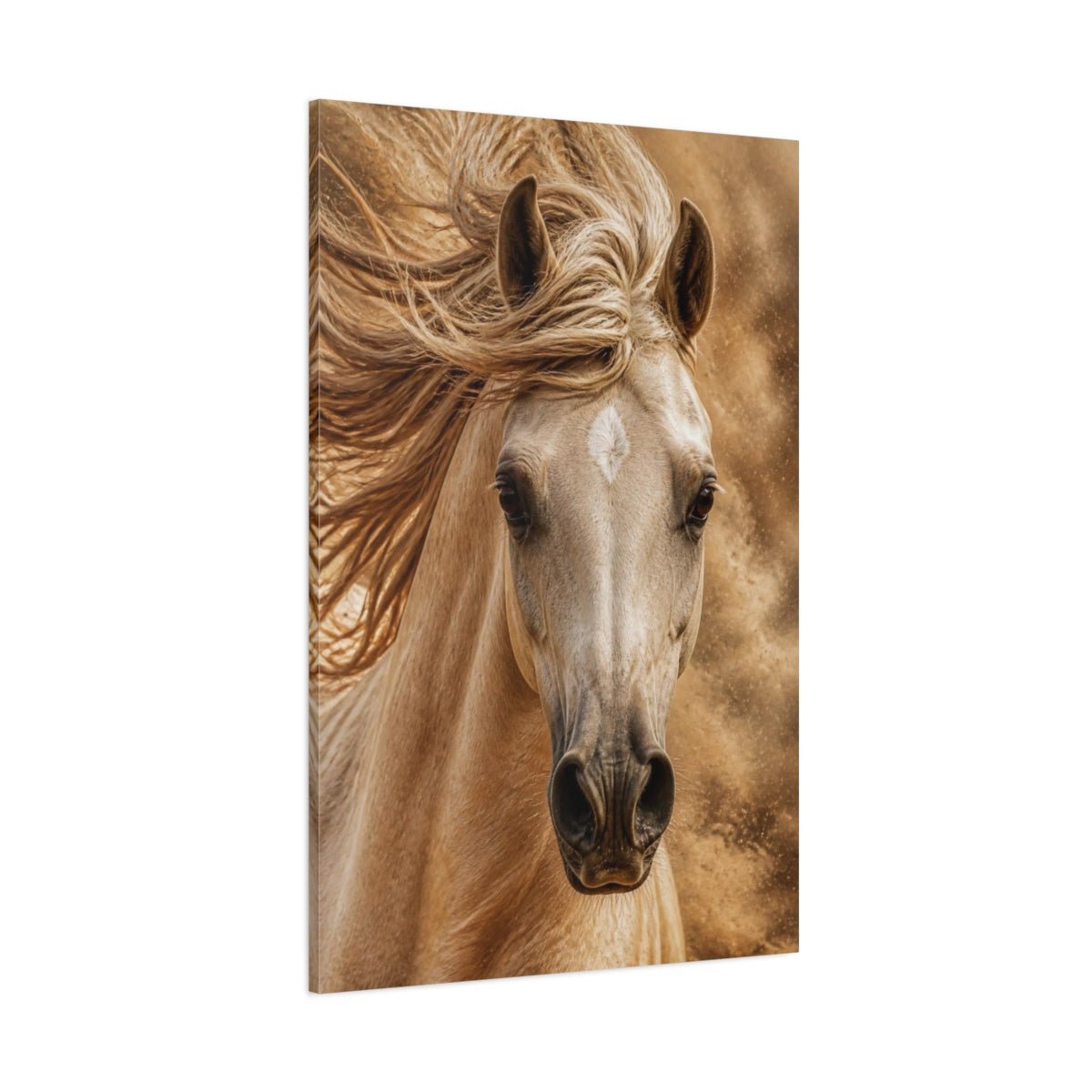 Arabian Horse Desert Animals Canvas Print Wall Art – Living Room Decor, Above Couch - YesArtYes