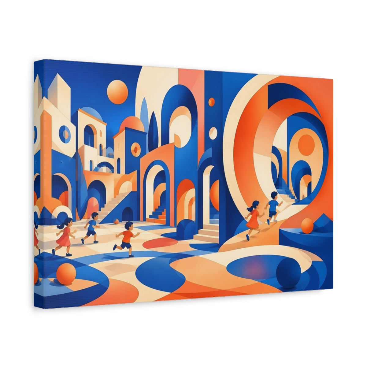 Side Mockup 4. Archway Adventure shown as canvas print