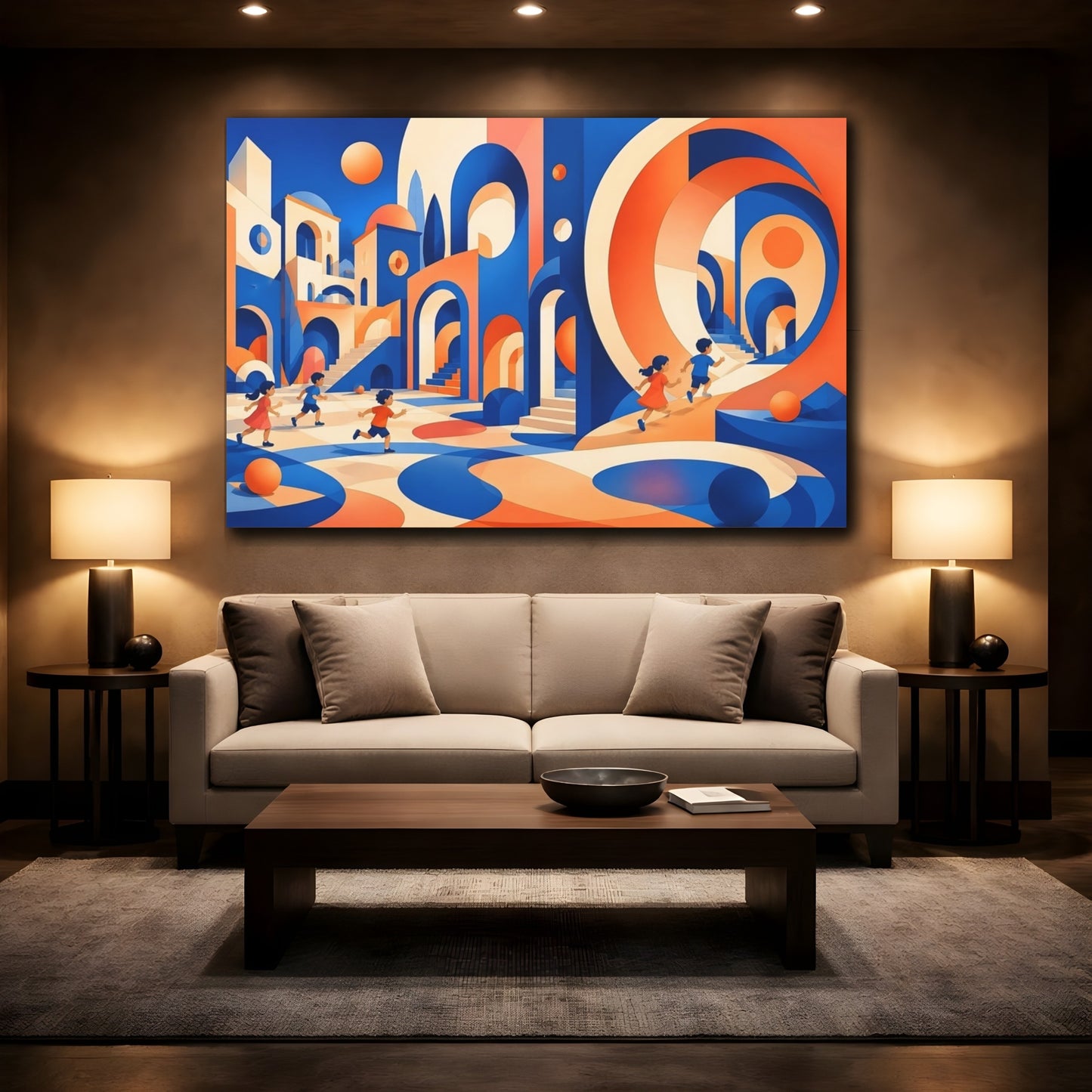 Mockup 2. Archway Adventure shown as canvas print