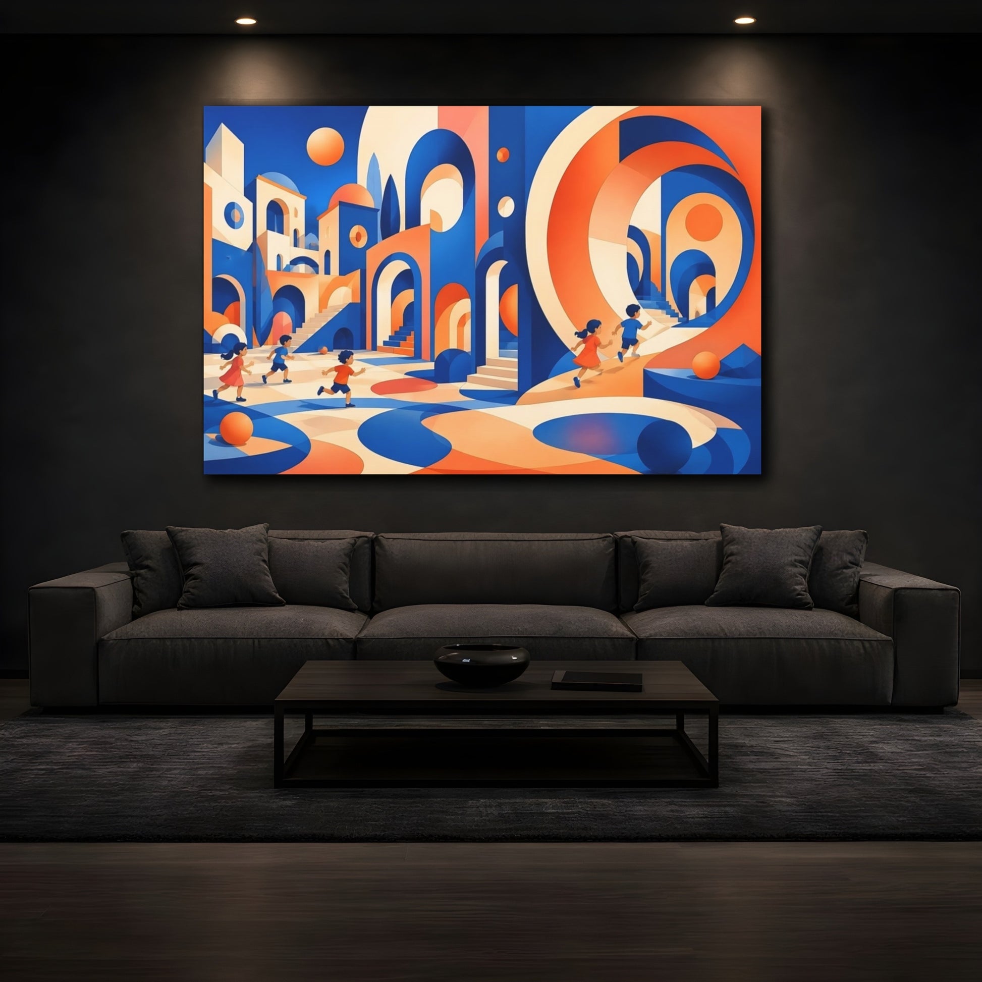 Mockup 3. Archway Adventure shown as canvas print