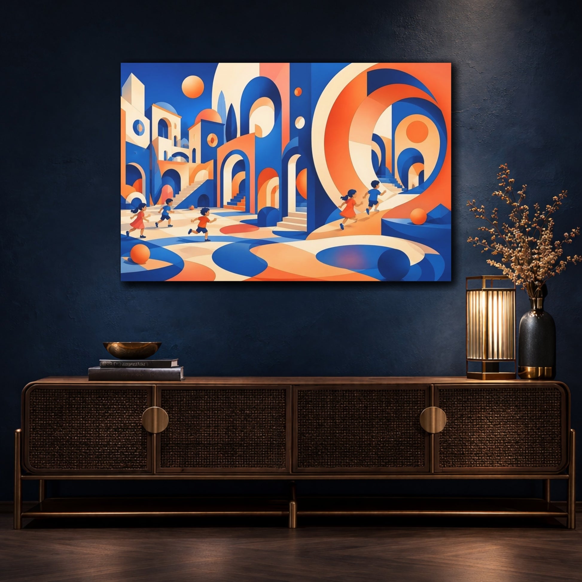 Mockup 4. Archway Adventure shown as canvas print
