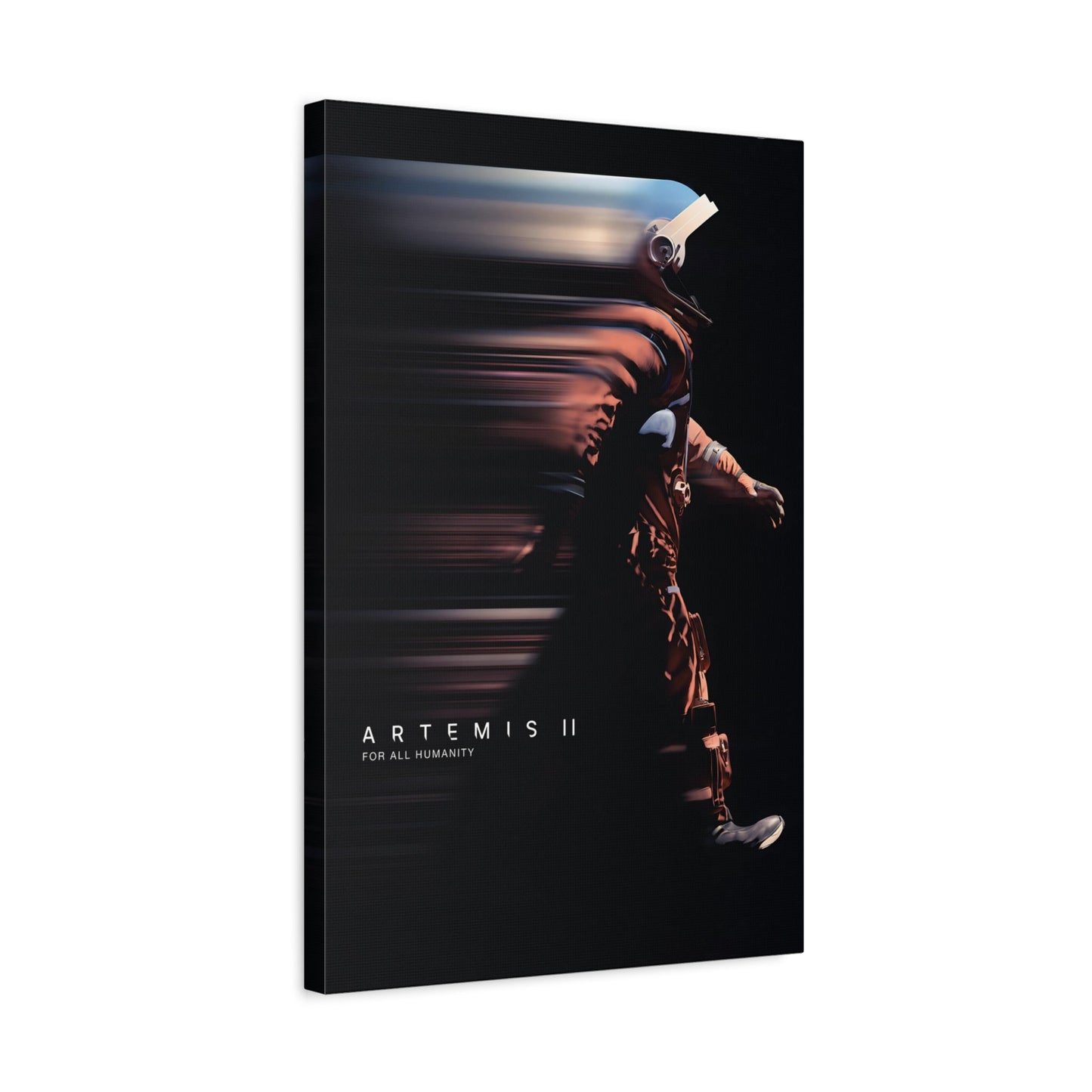 Artemis II Motivation Canvas Print - Pioneering Space NASA Wall Art - YesArtYes