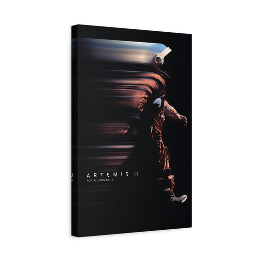 Artemis II Motivation Canvas Print - Pioneering Space NASA Wall Art - YesArtYes
