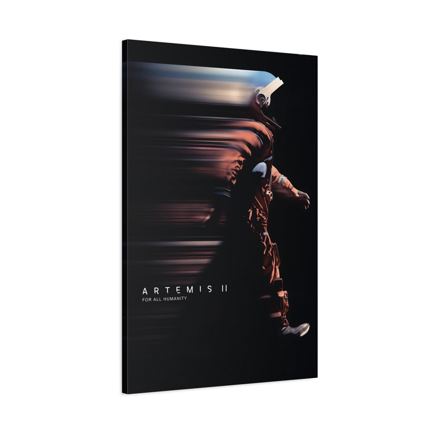 Artemis II Motivation Canvas Print - Pioneering Space NASA Wall Art - YesArtYes