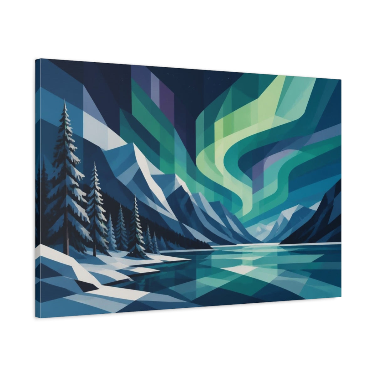 Main Mockup. Aurora Nature Vista shown as canvas print
