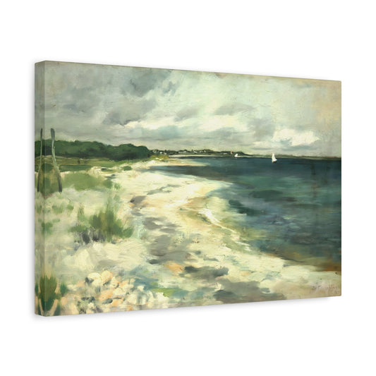Beach Canvas Watercolor Wall Art Print for Home Decor - YesArtYes