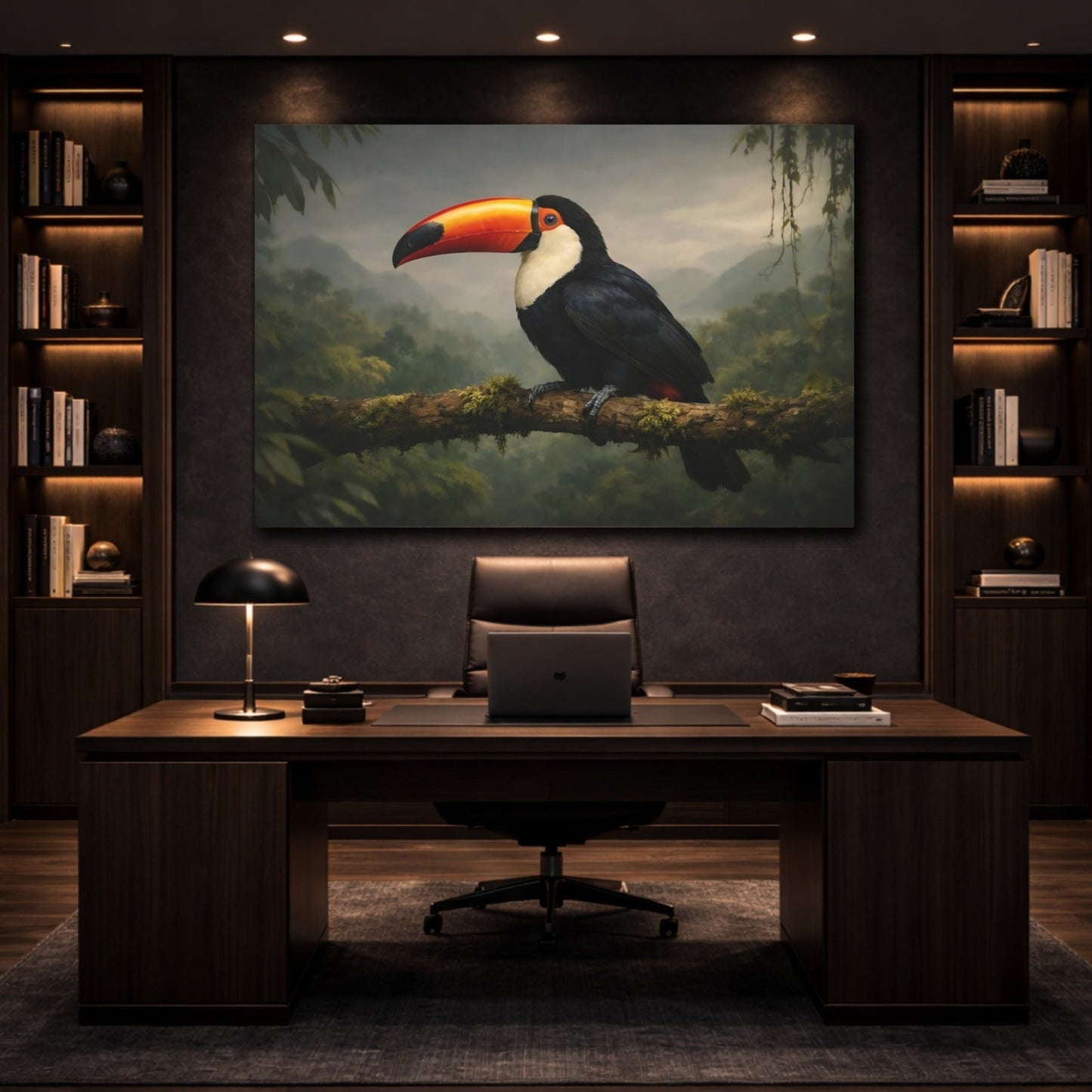 Birds Toucan Tropical - Canvas Wall Art Print - YesArtYes