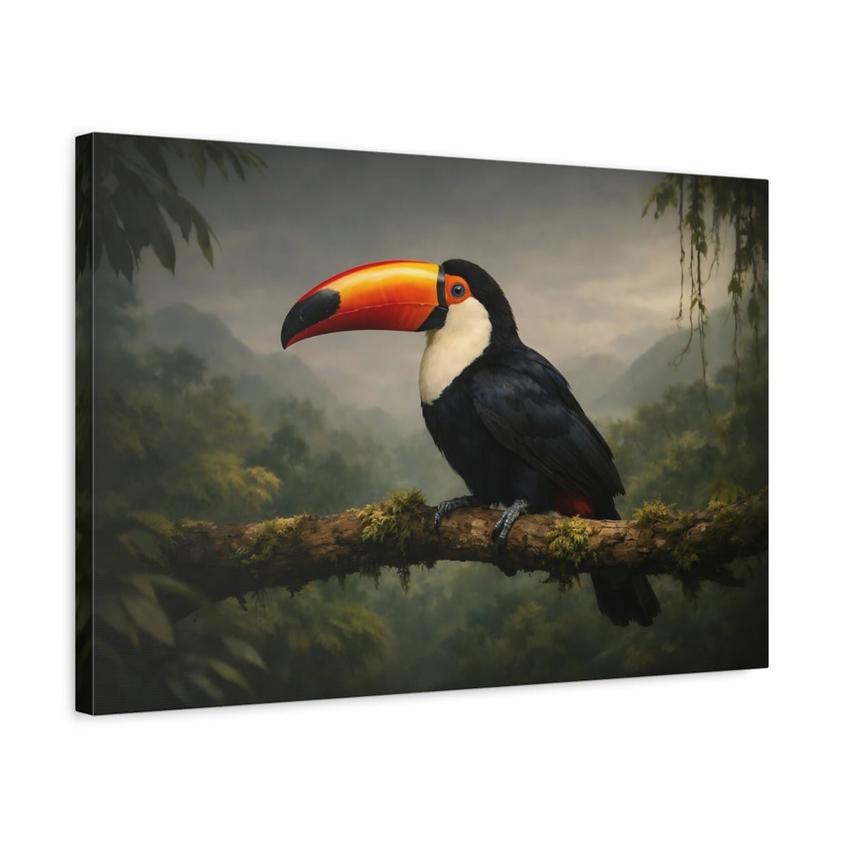 Birds Toucan Tropical - Canvas Wall Art Print - YesArtYes