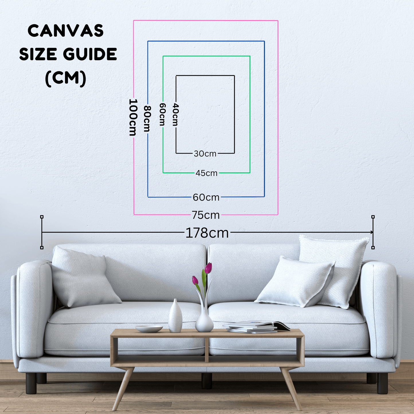 Black White Canvas Wall Art - Minimalist Abstract Print Decor - YesArtYes