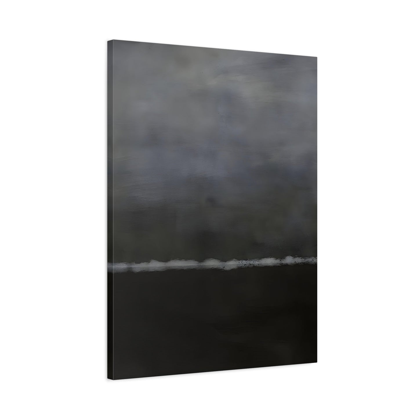 Black White Canvas Wall Art - Minimalist Abstract Print Decor - YesArtYes