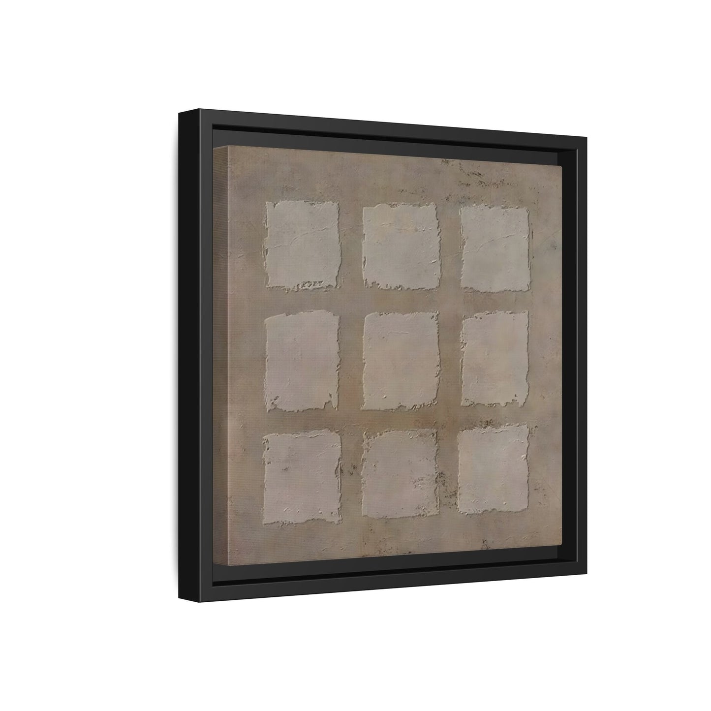 Bohemian Japanese Khaki Canvas - Wabi - Sabi 3d Texture Wall Art Painting - YesArtYes