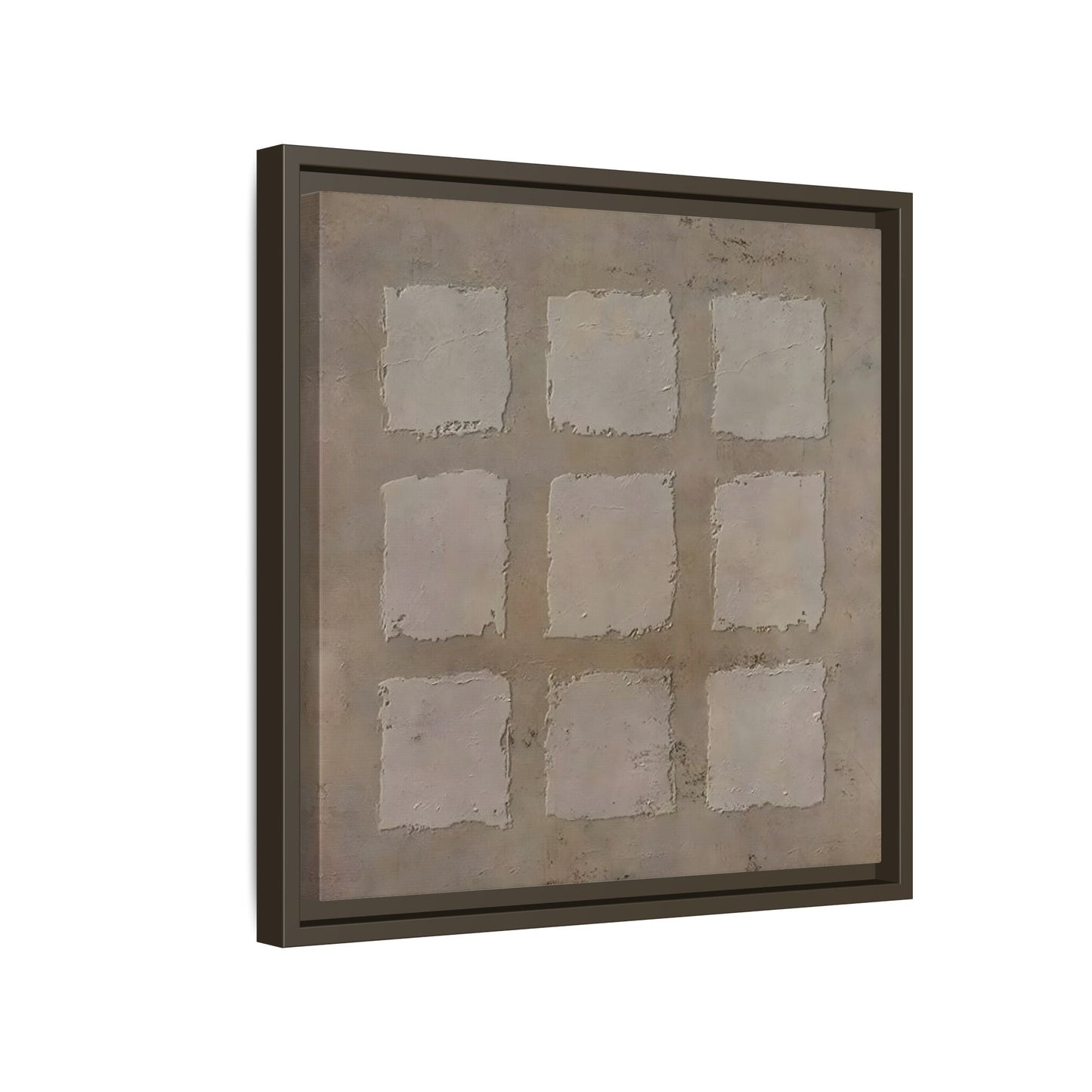 Bohemian Japanese Khaki Canvas - Wabi - Sabi 3d Texture Wall Art Painting - YesArtYes