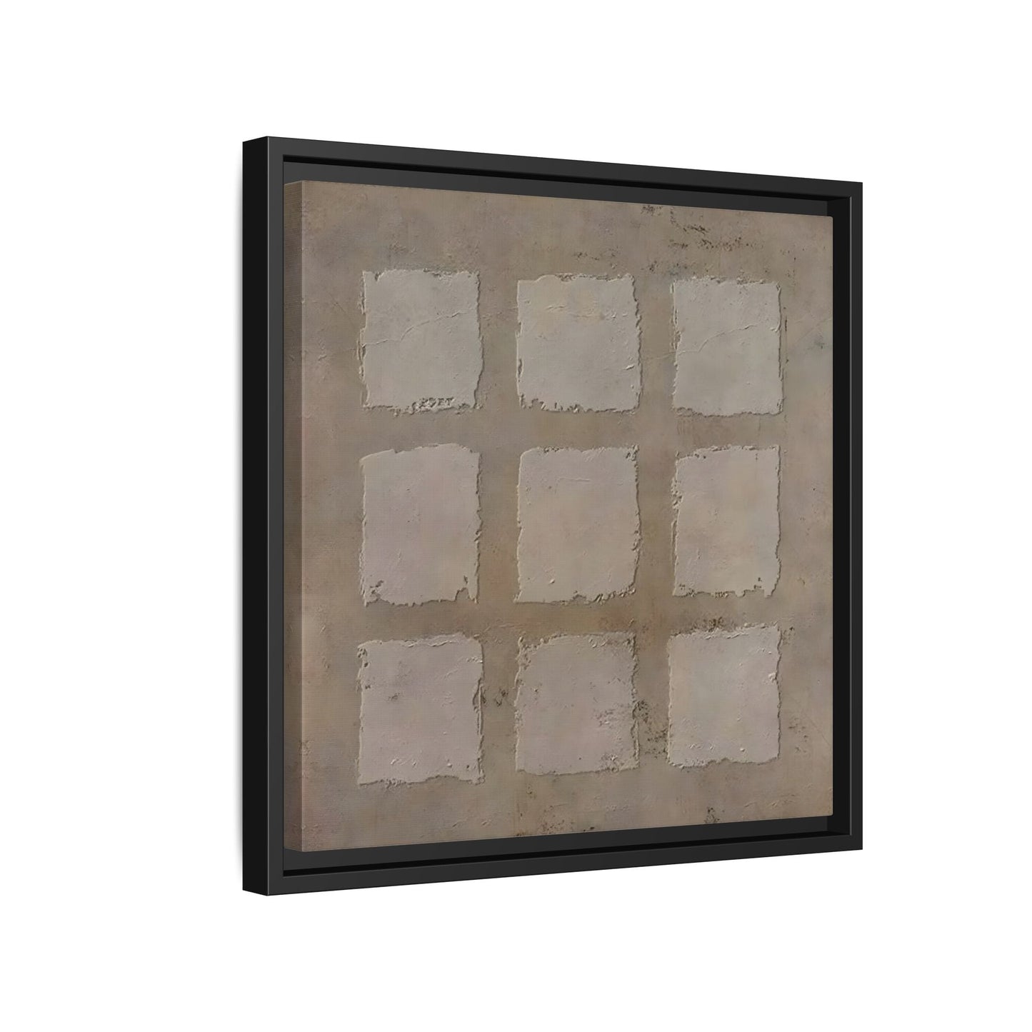 Bohemian Japanese Khaki Canvas - Wabi - Sabi 3d Texture Wall Art Painting - YesArtYes