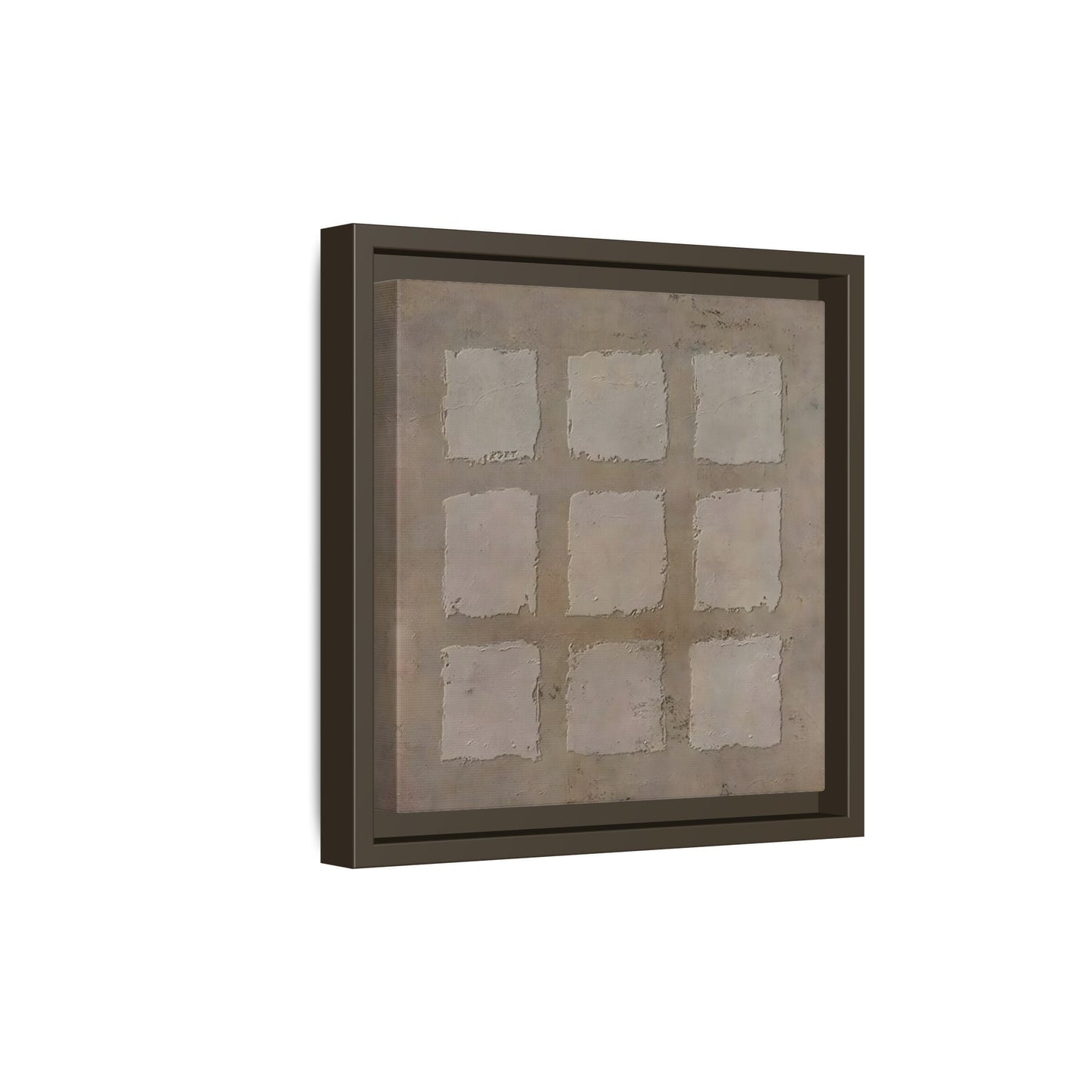 Bohemian Japanese Khaki Canvas - Wabi - Sabi 3d Texture Wall Art Painting - YesArtYes
